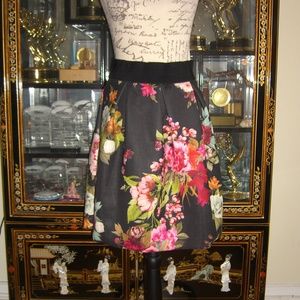 LOLA FLORAL PRINT SKIRT XS